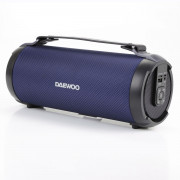 Caixa de Som Portatil Daewoo, Soundbox 60, Bluetooth 5.0, 60W RMS, Preto e Azul - DW1191BL