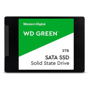 SSD WD Green, 2TB, SATA, Leitura 545MB/s, Gravação 460MB/s, Preto - WDS200T2G0A