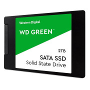 SSD WD Green, 2TB, SATA, Leitura 545MB/s, Gravação 460MB/s, Preto - WDS200T2G0A