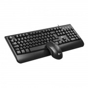 Teclado E Mouse Lenovo Lecoo, USB, ABNT2, 104 teclas, Com Teclado Numérico, Preto - CM105