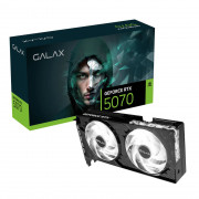 Placa de Vídeo Galax RTX 5070 1-Click OC 2X V2, NVIDIA GeForce, 12GB GDDR7, ARGB, DLSS, Ray Tracing - 57NON7MDBROC