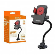 Suporte Universal Veicular Para Smartphone A'Gold, Preto - SPC-02