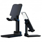 Suporte de Mesa Universal Para Smartphone Celular Portátil IT-Blue, Ajustável, Preto - LE-049