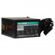 Fonte Gamer Aerocool Stealth VX-600 BIV, 600W, Bivolt, Atx, Preto - 86370