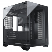 Gabinete Gamer Fortrek Clarity, Mid Tower, Vidro Temperado, MATX, Preto, Sem Fonte, Sem Fans, Preto - 83456