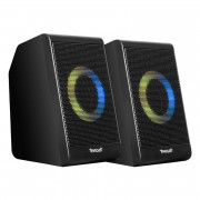 Caixa De Som TGT Eryx V2, RGB, 2X3W RMS, Preto - TGT-ERX-RGB01