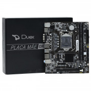 Placa Mãe Duex DX H110ZG M2, Chipset Intel H110, LGA 1151, m-ATX, DDR4, M.2, USB3.0, VGA/HDMI - DX H110ZG M2