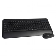 Kit Teclado e Mouse C3Tech, USB ABNT2, 4 Botões, 2000DPI, Preto - KT-200BK