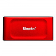 SSD Externo Portátil Kingston XS1000R, 2TB, USB 3.2, Leitura: 1050MB/s e Gravação: 1000MB/s, Vermelho - SXS1000R/2000G
