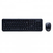 Teclado e Mouse Sem Fio Exagon Maxprint, USB2.0, 1200DPI, ABNT2, Preto - 60000146