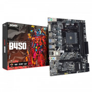 Placa Mãe PCYes B450, Chipset B450, AMD AM4, mATX, DDR4, VGA/HDMI - PCYB450-RZ564