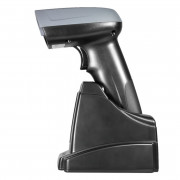 Leitor de Código de Barras e QR K-Mex, USB, 1D e 2D, Com Suporte, Preto - LBSM801