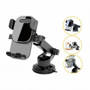 Suporte Universal Veicular Para Smartphone e Celular H`Maston, Preto - CJ-72