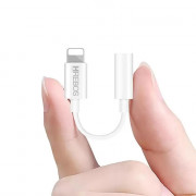 Adaptador Lightning Para Fone de Ouvido P3 Hrebos, Branco - HS-16