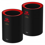 Kit Roteador Mesh Redragon M3000, Wi-Fi 6, Dual-Band, AX3000, Com 2 Unidades, Preto - M3000(2-PACK)_BR V1.0