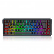 Teclado Mecânico Gamer Redragon Nova RGB, ABNT2, USB, Preto - K709-RGB (PT)