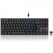 Teclado Mecânico Gamer Redragon APS Pro, Wireless, Bluetooth, RGB, Switch Brown, ABNT2, Preto - K607P-KBS (PT-BROWN)