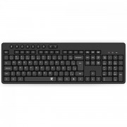 Teclado Office Redragon BK-7092, Wireless, Membrana, Full Size, ABNT2, Low Profile, Preto - BK-7094 PT