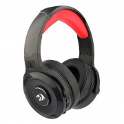 Headset Gamer Redragon Pelops PRO, Wireless, Preto e Vermelho - H818 PRO