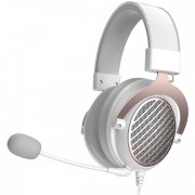 Headset Gamer Redragon Luna White, 3.5mm, USB, Drivers de 53mm, Open Back, Branco - H540W