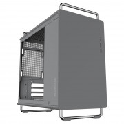 Gabinete Gamer Bluecase Tiny, mATX, Lateral Vidro, USB 3.0, Sem Fan, Sem Fonte, Cinza - BG-056G