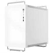 Gabinete Gamer Bluecase Tiny PRO, mATX, Lateral Vidro, USB 3.0, 5 Fans, Sem Fonte, Branco - BG-056W TINY PRO
