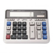 Calculadora De Mesa Átomo, UND, 12 Dígitos, Cinza - MO-2135