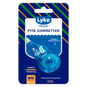 Corretivo Fita Lyke, UND, 5mmx8m, Branco - 101365