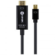 Cabo HDMI 2 Metros Vinik 2.0 Para Mini Displayport, H20MDP-2 4K Ultra HD 3D, Conexão Ethernet, Preto - 29259