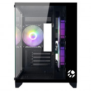 Gabinete Gamer Bluecase Soul Pro, mATX, Lateral Vidro, USB 3.0, 3x Fan, Sem Fonte, Preto - BG-052