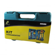 Kit de Ferramentas Básicas 7 Peças Com Maleta de Transporte X-Cell - XC-KF-17