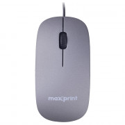 Mouse Maxprint Surface, 3 Botões, 1200DPI, USB, Cinza - 60000160