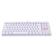 Teclado Mecânico Gamer Redragon Kumara K552W, LED, Switch Redragon MK2 Blue, ABNT2, Branco - K552W-2 (BLUE)