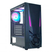 Gabinete Gamer K-Mex Jaeger 1, 01TJ, Lateral em Vidro, Led RGB, Sem Fonte e Fan, Preto - CG01TJRH001CB0X