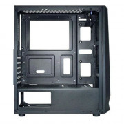 Gabinete Gamer K-Mex Jaeger 1, 01TJ, Lateral em Vidro, Led RGB, Sem Fonte e Fan, Preto - CG01TJRH001CB0X