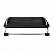 Descanso Ergonômico Para Pés Get, Com Inclinação Ajustável, Preto - 72071