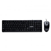 Kit Teclado e Mouse Com Fio Maxprint CF1001, USB2.0, Preto - 60000156