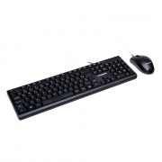 Kit Teclado e Mouse Com Fio Maxprint CF1001, USB2.0, Preto - 60000156