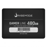 SSD Rise Mode Gamer Mode Z Series, 480GB, SATA, Leitura: 530MB/s, Gravação: 520MB/s, Preto - RM-SSD-480