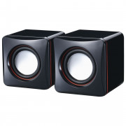 Caixa de Som BrazilPC, USB Speaker 2.0, 3W RMS, Preto - BPC-D02L
