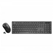 Kit Teclado e Mouse Sem Fio K-Mex, 2.4GHz, ABNT2, Preto - B2KA60390010B0X