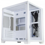Gabinete Gamer K-Mex Micro Whithe IV, CG-W415, ATX, Mid Tower, Vidro Temperado, Sem Fan, Branco - CGW415RH002CB0X
