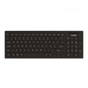 Teclado e Mouse Sem Fio Bright Office Slim, Multimídia, Preto - CMB01
