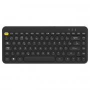 Teclado Bluetooth Sem Fio Bright, USB Nano 2,4GHz, Preto - TB001