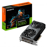 Placa de Vídeo Gigabyte NVIDIA GeForce RTX 5060 Windforce, 8GB, GDDR7, DLSS, Ray Tracing - GV-N5060WF2-8GD