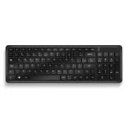 Kit Teclado e Mouse Sem Fio Get Compact 2, USB, ABNT2, Preto - 72432