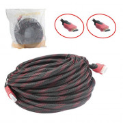 Cabo HDMI 20 Metros, Com Filtro e Malha, 1.4V 4K 3D 1080P, Preto - CB0192
