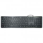 Teclado K-Mex KM-WG28, Multimidia, Slim, USB, ABNT2, Preto - KMWG28U0002CB0X