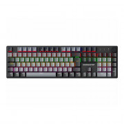 Teclado Gamer Mecânico K-Mex Shadowscope KGY5, LED RGB, Switch Blue, Cinza e Preto - KGY528U0001CB0X