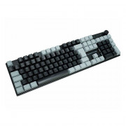 Teclado Gamer Mecânico K-Mex Shadowscope KHY628, LED RGB, Switch Blue, Preto e Cinza - KHY628U0002CB0X